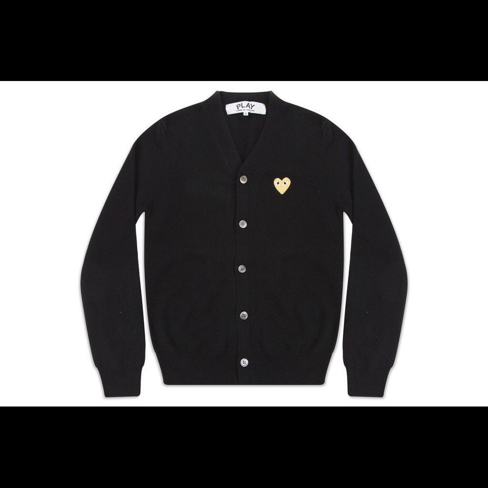 Comme Des Garçons Play Black Cardigan - Picture 8 of 8